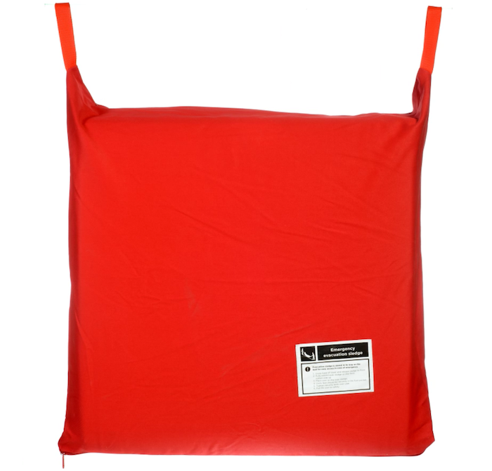 Compact storage bag for the Alerta Evacuation Sledge